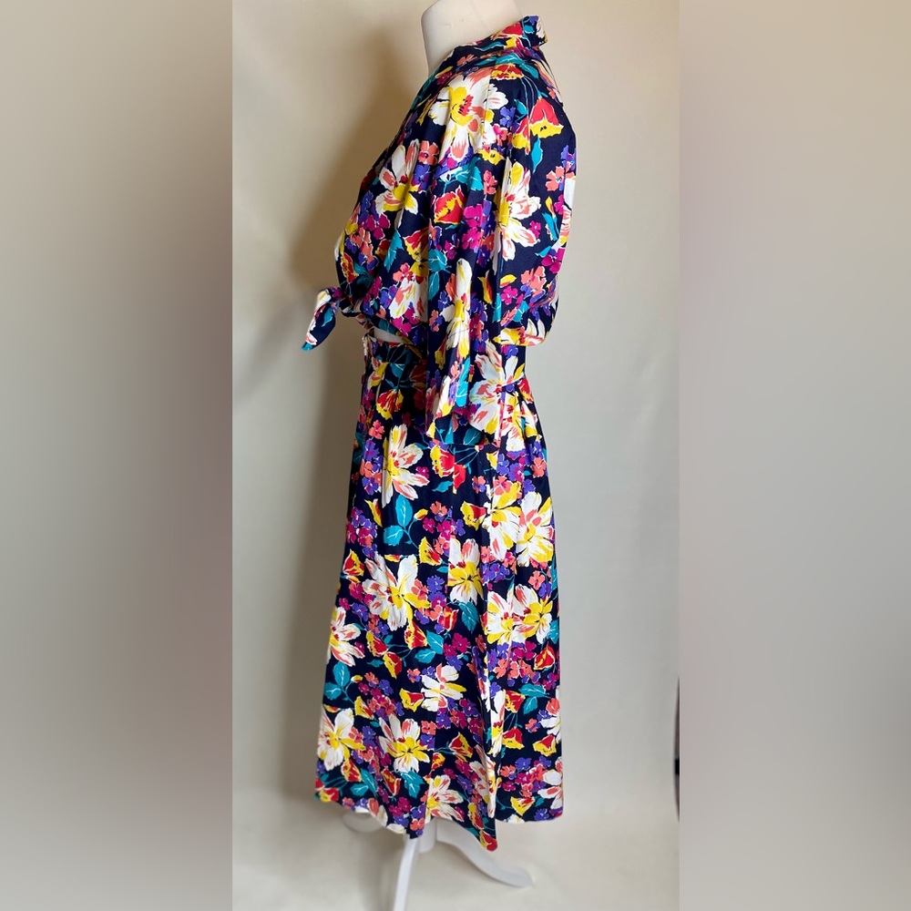 Vintage floral Jaeger outfit set, skirt & top, floral set, floral skirt, size M, - Picture 8 of 16